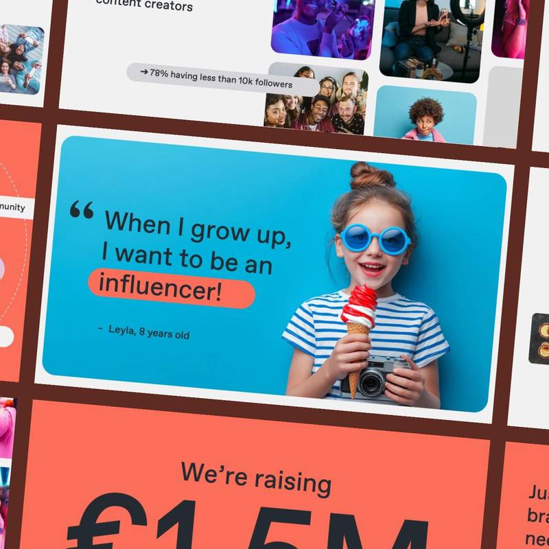 startup event pitch deck